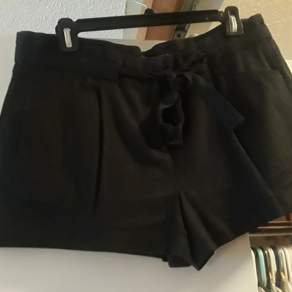 BCBG black dress shorts